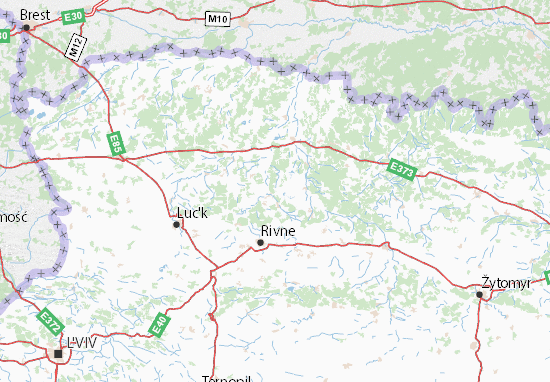 Mapas-Planos Rivnens&#x27;ka oblast