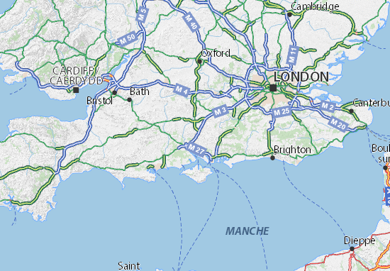Mapa Hampshire