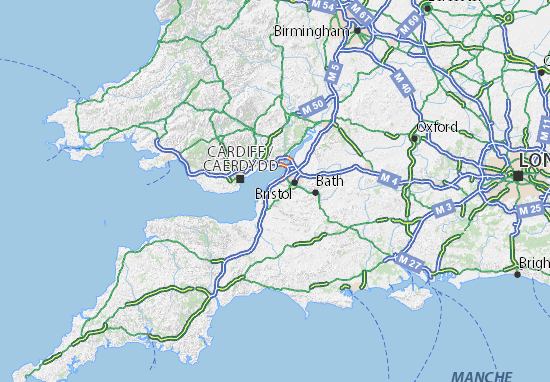 Mapa North Somerset