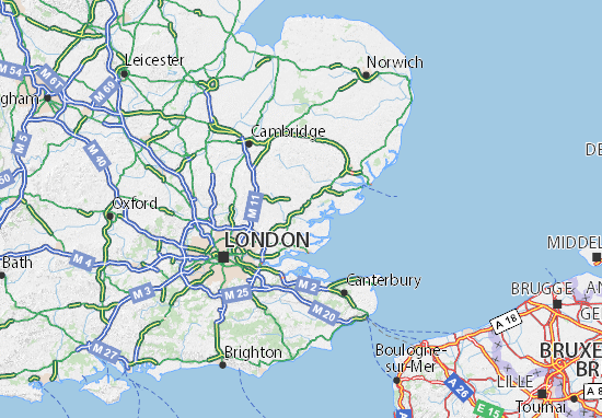 Kaart Plattegrond Essex