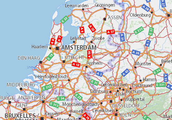 Kaart Plattegrond Gelderland