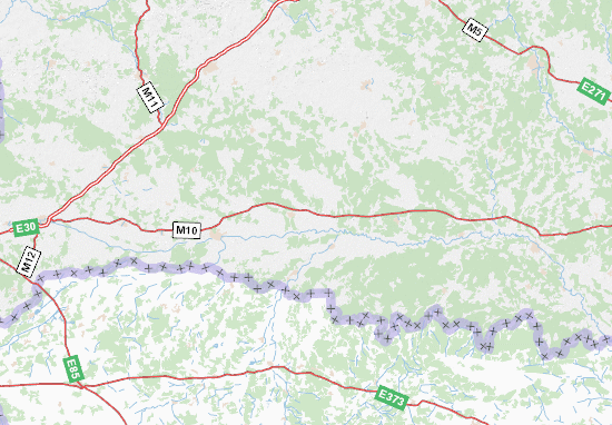 Karte Stadtplan Luninetski