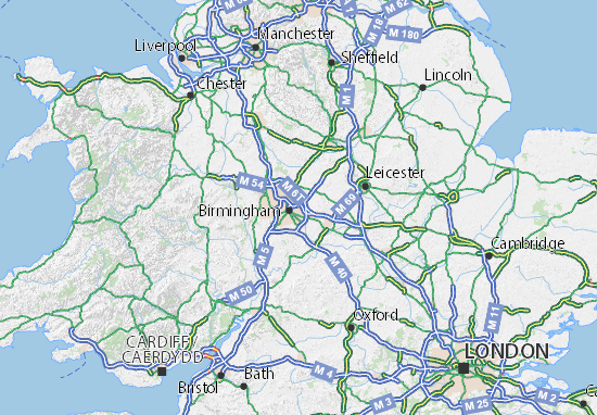 Carte-Plan West Midlands