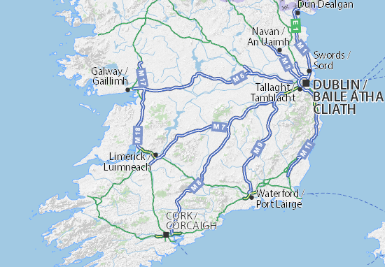 Karte Stadtplan North Tipperary