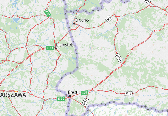 Karte Stadtplan Svislatski