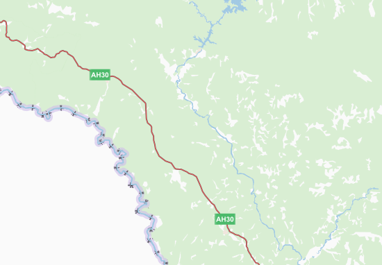 Amurskaja oblast&#x27; Map