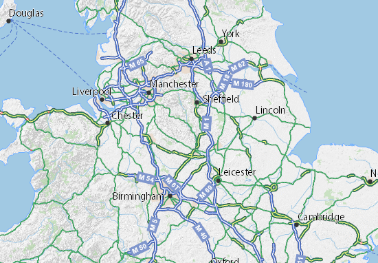Derbyshire Map