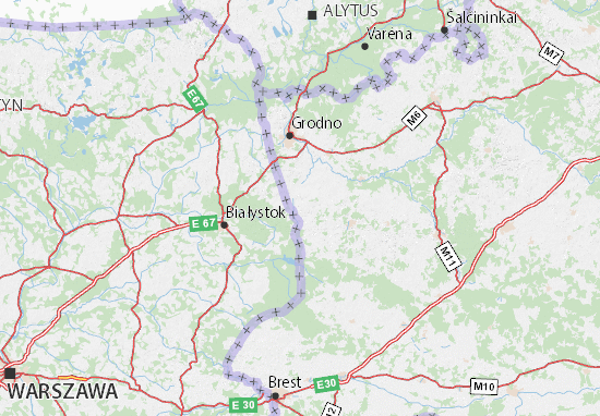 Mapa Berastovitski