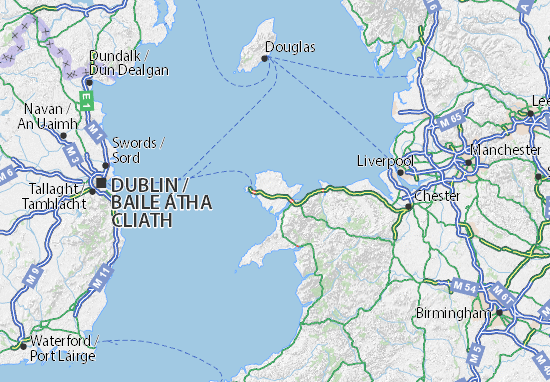 Kaart Plattegrond Isle of Anglesey