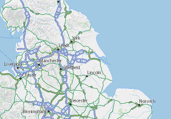 Mapa North Lincolnshire