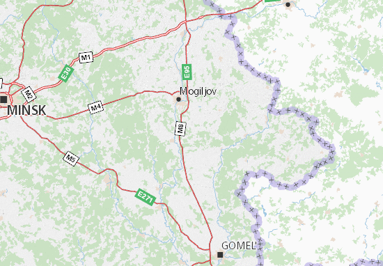 Mahilëŭskaja vobłasć Map