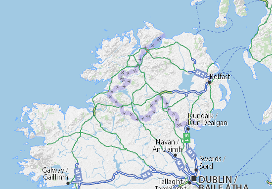 Mapa Fermanagh and Omagh