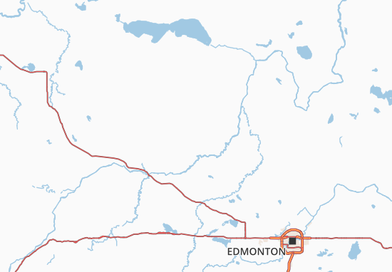 Kaart Plattegrond Alberta