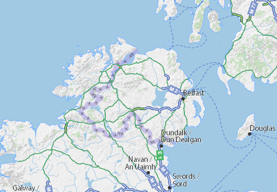 Karte Stadtplan Mid Ulster