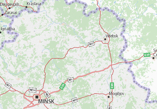 Kaart Plattegrond Chashnitski