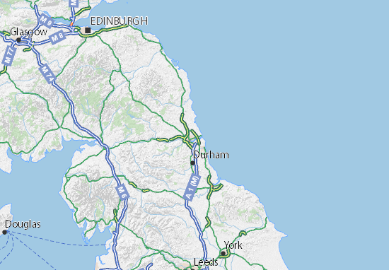 Karte Stadtplan North Tyneside