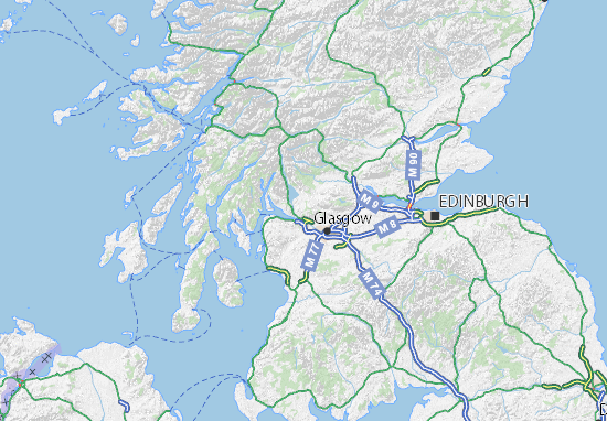 West Dunbartonshire Map