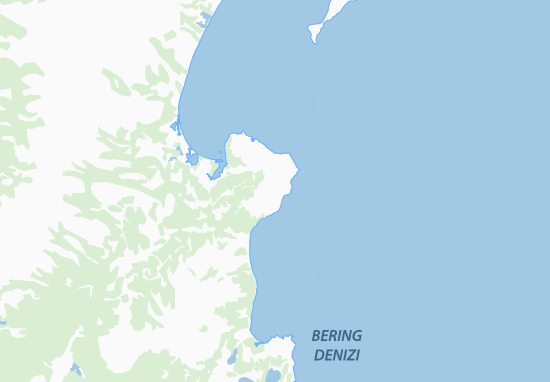Kaart Plattegrond Kamchatka kraj