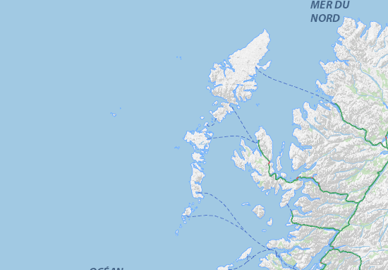 Mapa Western Isles