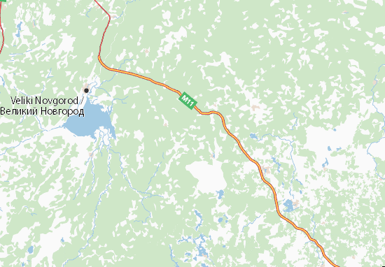 Karte Stadtplan Novgorodskaja oblast&#x27;