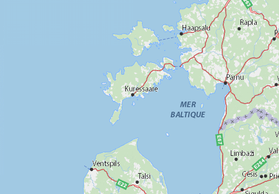 Kaart Plattegrond Saaremaa