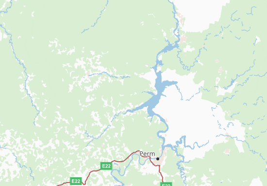 Permskij kraj Map