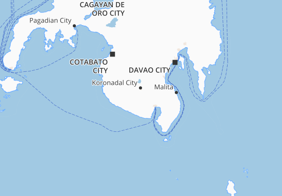Mapa South Cotabato
