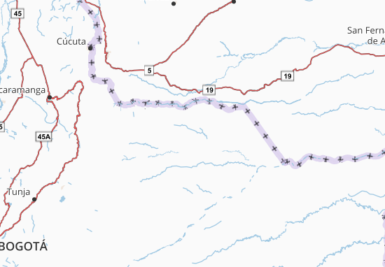 Kaart Plattegrond Arauca