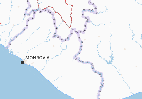 Mapa Nimba