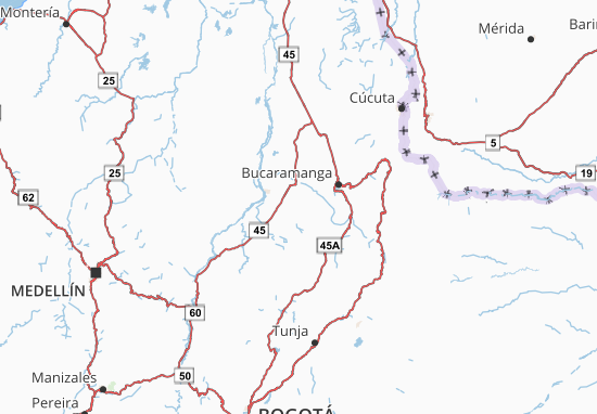 Kaart Plattegrond Santander