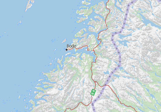 Kaart Plattegrond Nordland