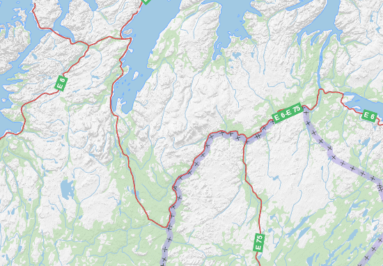 Karte Stadtplan Finnmark