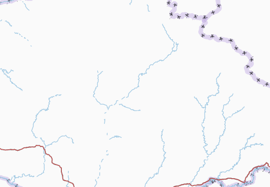 Karte Stadtplan Haute-Kotto