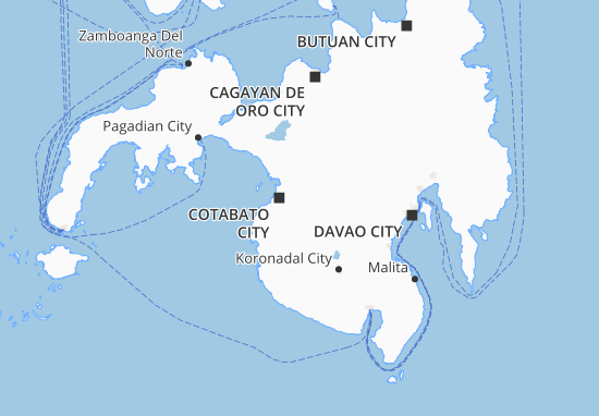 Kaart Plattegrond Maguindanao