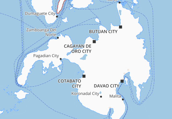 Kaart Plattegrond Lanao Del Sur