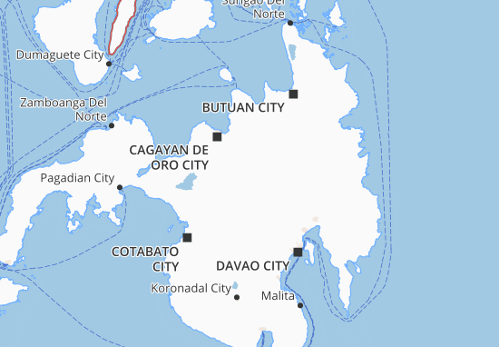 Karte Stadtplan Bukidnon