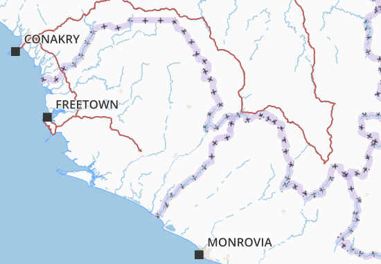 Mapa Eastern