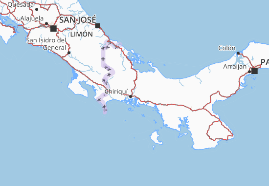 Mapa Chiriquí