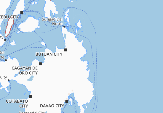 Carte-Plan Surigao Del Sur