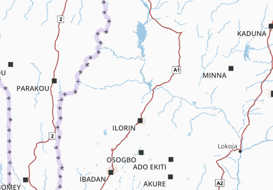 Mapa Kwara