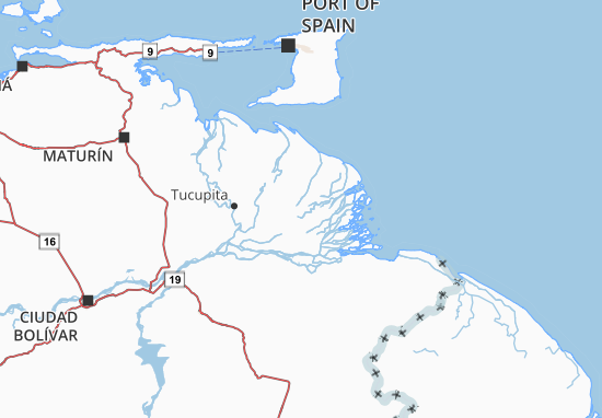 Mapa Delta Amacuro