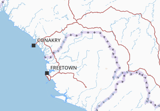 Mapa Northern