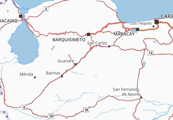 Portuguesa Map