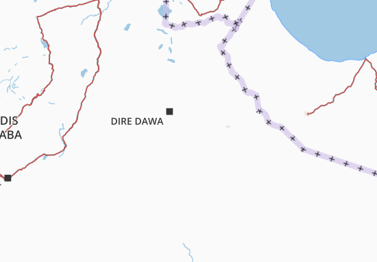 Mapa Harar