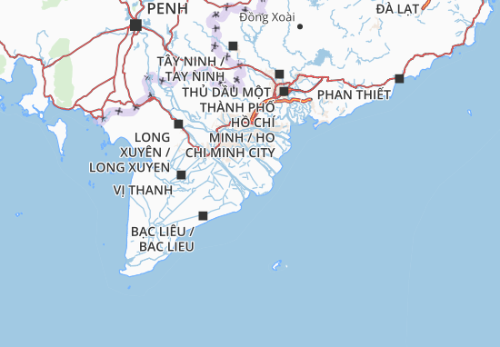 Trà Vinh Map