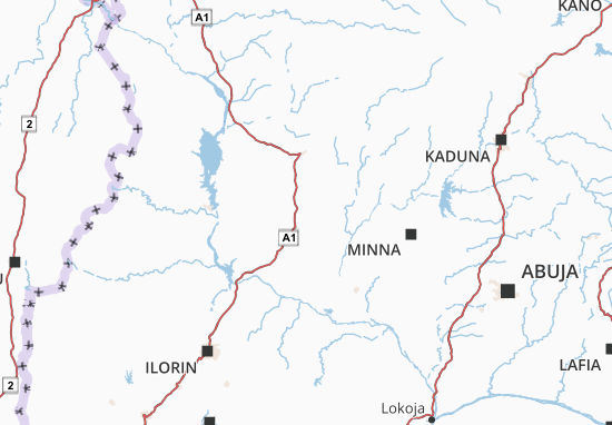 Mapa Niger